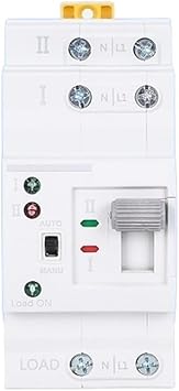 Double Power Automatic Transfer Switch Dual Power Automatic Transfer Switch 2P 4P 630A Rail Type millisecond Switching Without Power Failure Automatic Switching2P/63A