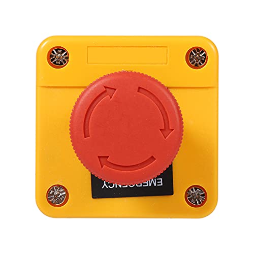 Bouton ret Durgence,Bouton Arret Durgence,Arret Durgence Coup De Poing,Bouton De Sortie D'Urgence,660 V 10 A Bouton Poussoir D'Arrêt D'Urgence En Fo De ignon...