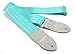 THE ORIGINAL RECYCLED SEATBELT GUITAR STRAP Made in USA by Couch Guitar Straps (Recycled Mint & White)