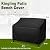 Kingling Outdoor Bench Covers, Patio Loveseats Cover Waterproof Bench Covers for Outdoor Furniture Glider Chair Sofa Cover, 48" W x 29" D x 36" H Black