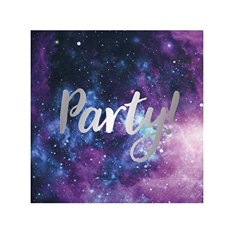 Procos Purple Galaxy Napkins Pack of 16 Cover