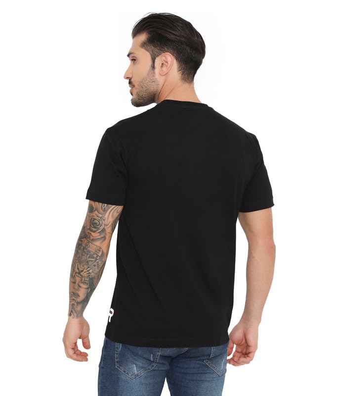 Image of Rivolta Men's Solid Regular Fit T-Shirt