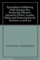 Spreadsheet Publishing With Quattro Pro: Producing Effective, Attractive Charts, Graphs, Tables and Presentations for Versions 2.0 and 3.0 0940087642 Book Cover