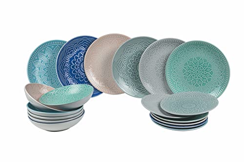 Set 6 Piatti Frutta In Porcellana Villa D'Este - S.P.Q.eRe, Ø 19 Cm, Lavabili In Lavastoviglie - Foto 2