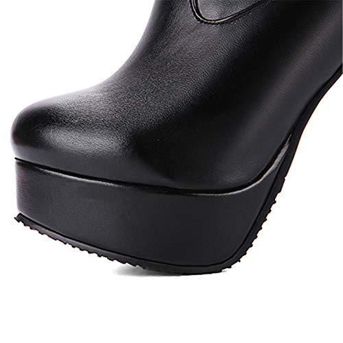 LUXMAX Donna Stivali Sopra il Ginocchio Plateau