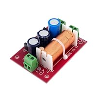 LAOMAO 400W Einstellbarer Lautsprecher Frequenzweichenfilter 2-Wege Hoch-/Tiefpass-Filter Professionelles Audio-Signalfilter für 4Ω-16Ω Lautsprecher