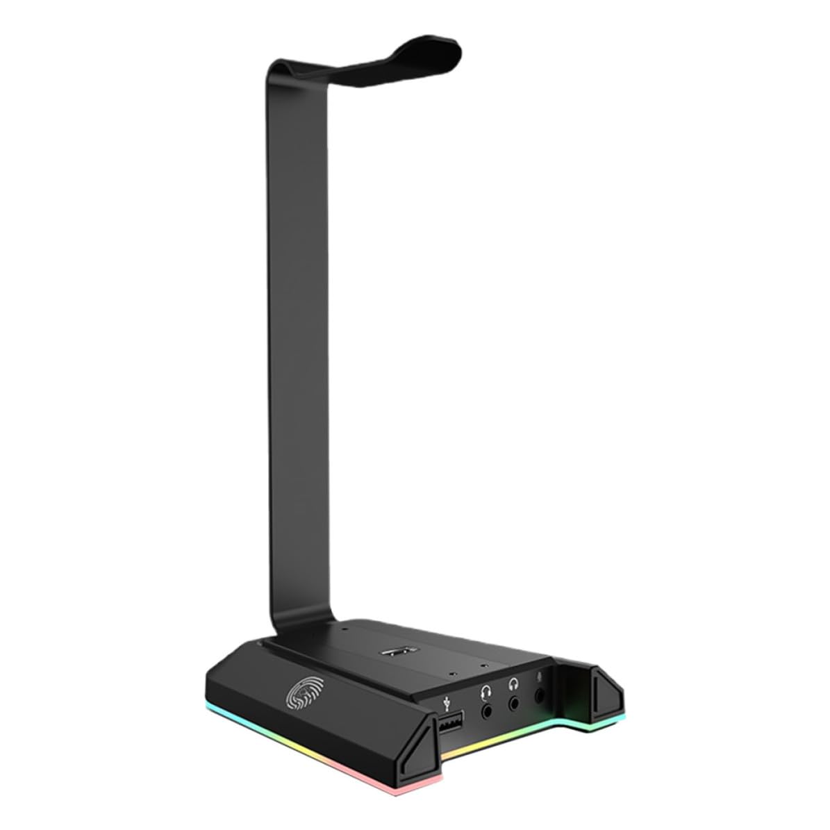 Support pour Casque de Jeu Rgb, Support de Table Noir Abs