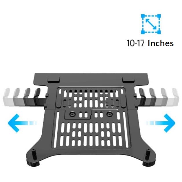 Gas Strut LED Monitor Desk Arm with Laptop Tray 360 Degree Swivel tilt (High Rise) - Image 3