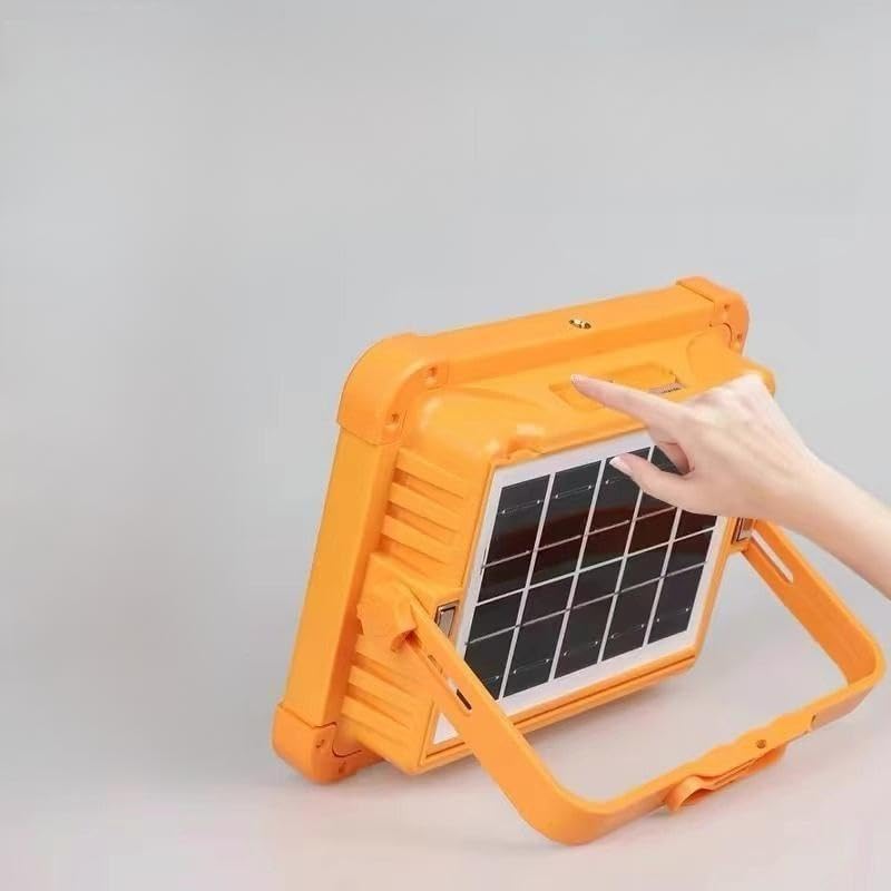 Solar LED Flood Work Light, 1000W, 5 Light Modes, Dimmable | Solar Rechargeable, One-Week Battery Life, Portable with Handle, Camping & Outdoor Use, One-Click Colour Switch-image-40