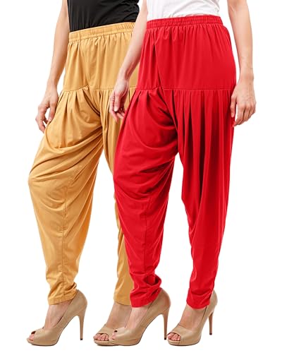 Image of Buy That Trendz Patiala Pant for Women Viscose Relaxed Fit Dhoti Patiyala Salwar Harem Style Bottom Pants