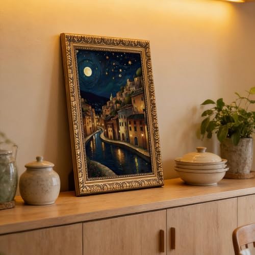 Impression sur toile ciel étoilé magique pour chambre cocooning - 6