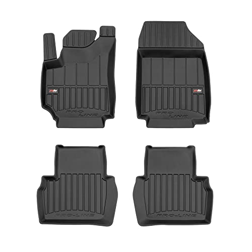 ✨ Design moderno e finiture esclusive e prestigiose - I tappetini ProLine di lusso per auto sono unici grazie al loro design esclusivo, ultramoderno e alla struttura incomparabile del materiale PowerHalt Unique Surface Technology che conferisce un effetto elegante
