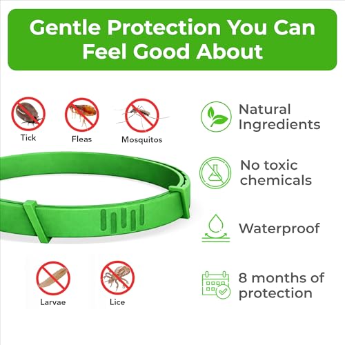FurLife Flea and Tick Collar for Dogs – Waterproof Pink Dog Collar, Pet Supplies for Tick and Flea Prevention for Dogs, Safe for All Breeds by FurLife - Image 3