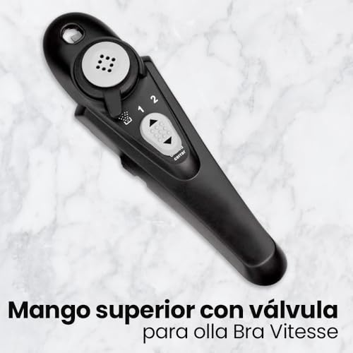 Miniatura 2 de Anakel Home Pack Repuesto Mango Superior Y Válvula Contrapeso Compatible Con Olla Express Bra Vitesse