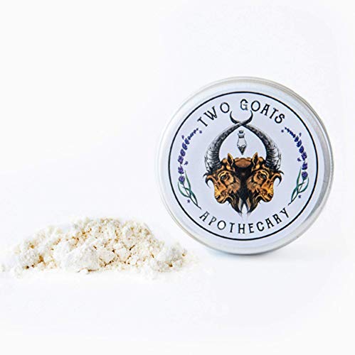 Travel Dry Shampoo Powder | Eco Friendly, All Natural Root Touch Up, Vegan Ingredients | Hair Powder Volumizer | For Blonde and Light Hair. (Gylden) Two Goats Apothecary