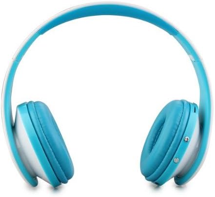 KG-5012 3,5mm Cuffie Bluetooth 3.0 Microfono MP3 WMA WAV TF Azzurro Bianco  : Amazon.it: Elettronica