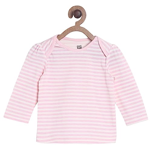 Image of miniklub Baby Round Neck Long Sleeve Knitted Cotton Top, Pack of 3 (Multi Color)