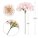 Tifuly Hydrangea Artificial Flowers -12 pcs Realistic Fake Hydrangea Silk Flowers with Stems Faux Hydrangea Flowers Heads for Office Home Party Wedding Centerpiece DIY Floral Decor (Pink)