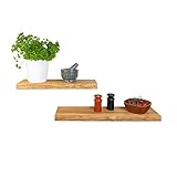 100% MASSIVHOLZ AUS DEUTSCHLAND: Für unsere Eichenbrett rustikal Wandregale verwenden wir natürliche Wildeiche Naturholz aus Deutschland. Dabei achten wir auf nachhaltige Forstwirtschaft. Das Regal kann mit Astlöchern und Rissen oder mit keinen Rissen sein. Jedes Board ist ein Unikat!