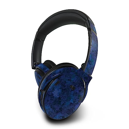 Image of MightySkins Skin Compatible with Bose QuietComfort 45 Headphones - Blue Ice | Protective, Durable, and Unique Vinyl Decal wrap Cover | Easy to Apply, Remove, and Change Styles | Made in The USA