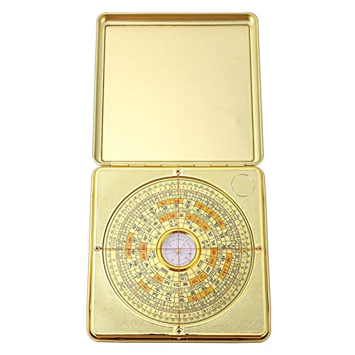 Brújula Feng Shui Luo Pan portátil 4.72x4.72x0.90 in miniatura 3