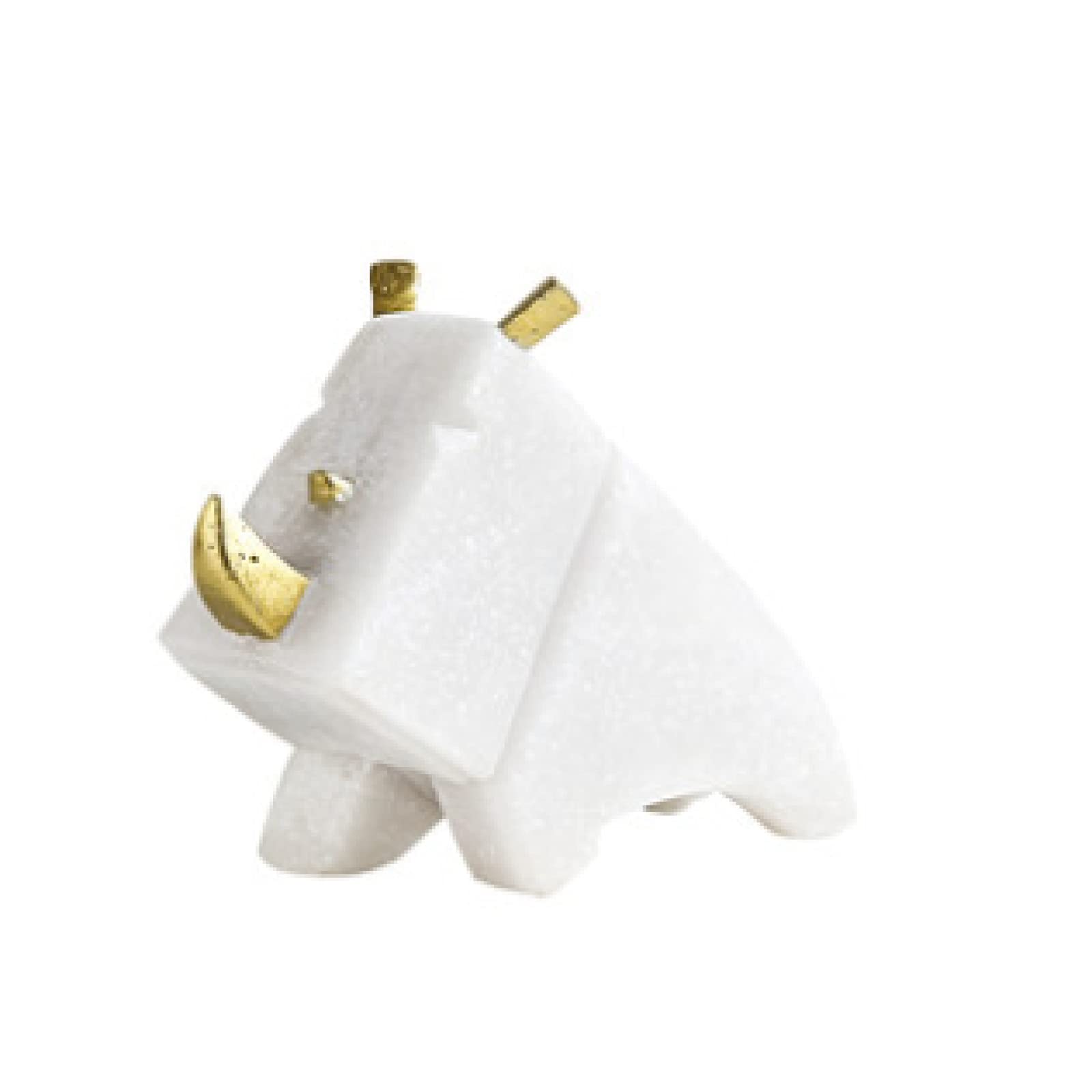 Sculpture rhinocéros salon pour sublimer un meuble TV ou une étagère