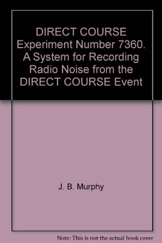 Amazon.co.jp: DIRECT COURSE Experiment Number 7360. A System for ...