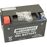  Batterie moto scooter YTX7A gel 12 V 6 Ah compatible avec Peugeot Speedfight 3 125 ICE BLADE 125 2014 > 2017 Gel sans entretien complet Motorparts