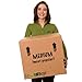 EcoBox Medium Moving Boxes Genuine Size 18 x 18 x 16 Inches Pack of 10