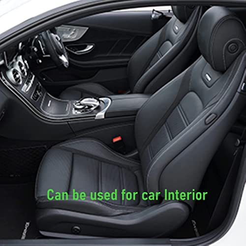 Image of Rexine Fabrics Upholstery Rexine Artificial Leather Sheet for Crafts /Sofas /Chairs /Auto Seat Covers Furnishing (4 Meter, White)