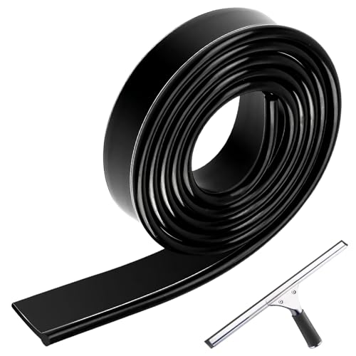 CdbC 41 Inch Squeegee Rubber Replacement Squeegee Replacement Rubber Blade Versatile Squeegee Rubber Refill for Shower Doors Window & Glass Cleaning