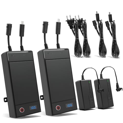 Xpopox 2-Pack Battery for Recliners & Lift Chairs 2500mAh