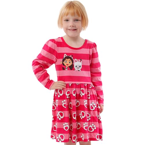 DREAMWORKS GABBY'S DOLLHOUSE Dress | Long Sleeve Girls' Dress | Gabby Cat Dresses for Kids2