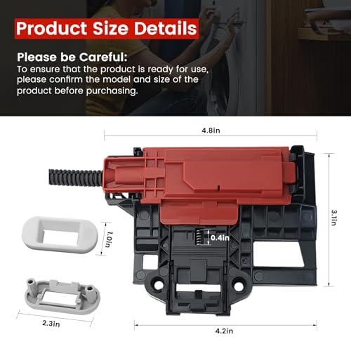 Upgraded W10404050 W10238287 Washer Lid Lock Latch Assembly Compatible for Whirl-pool Ken-more May-tag Ama-na Washer - Replaces W10404050VP W10744659 AP5263307 PS3497627 by Puxyblue by puxyblue - Used condition - Image 5