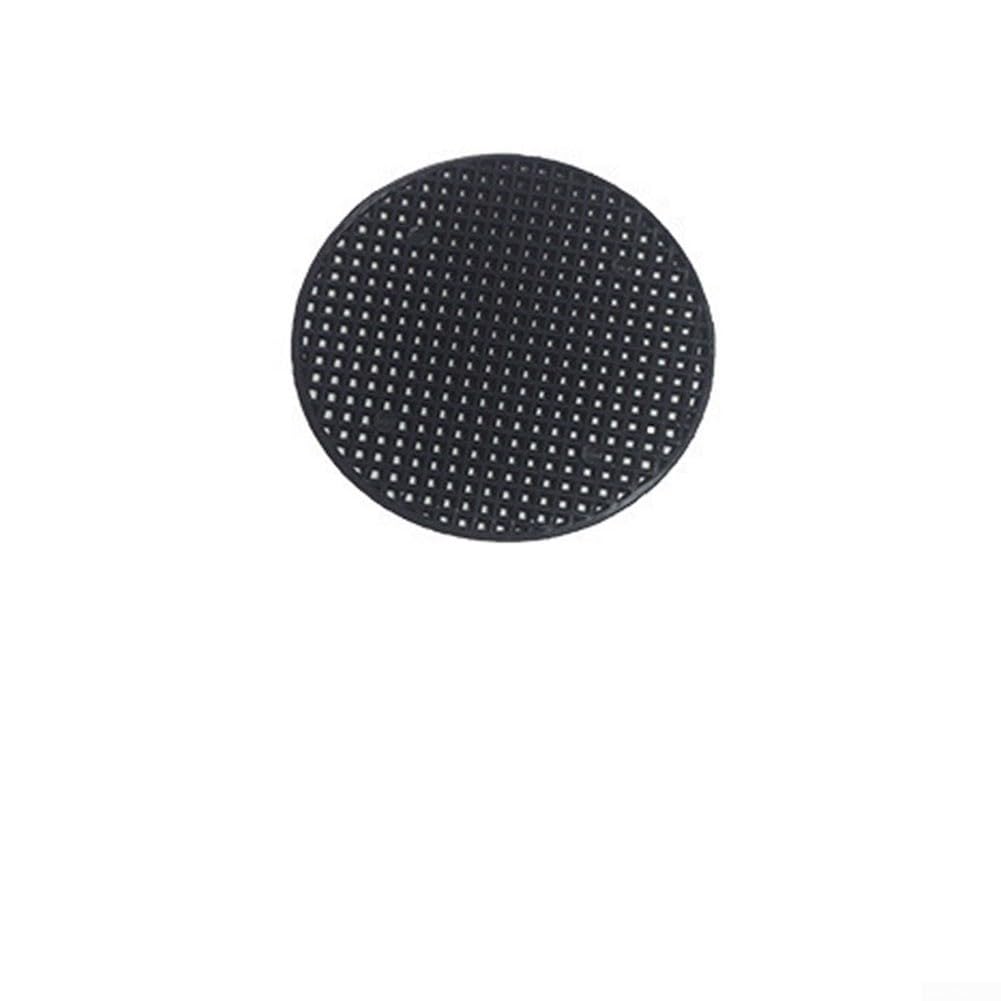 10 Pack Flower Pot Mesh Pads Round Drainage Grid Mats Plastic Pot Hole Covers For Bonsai Soil Retention Discs Ceramic Bottom Guards Black(10cm)