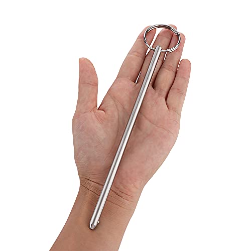 2 Pack Long Quick Release Pin, Diameter 0.236"(6Mm), Usable Length 5-3/4"(146Mm), Overall Length 6.3"(160Mm), Full 316 Stainless Steel, Bimini Top Pin, Marine Hardware #TOP1