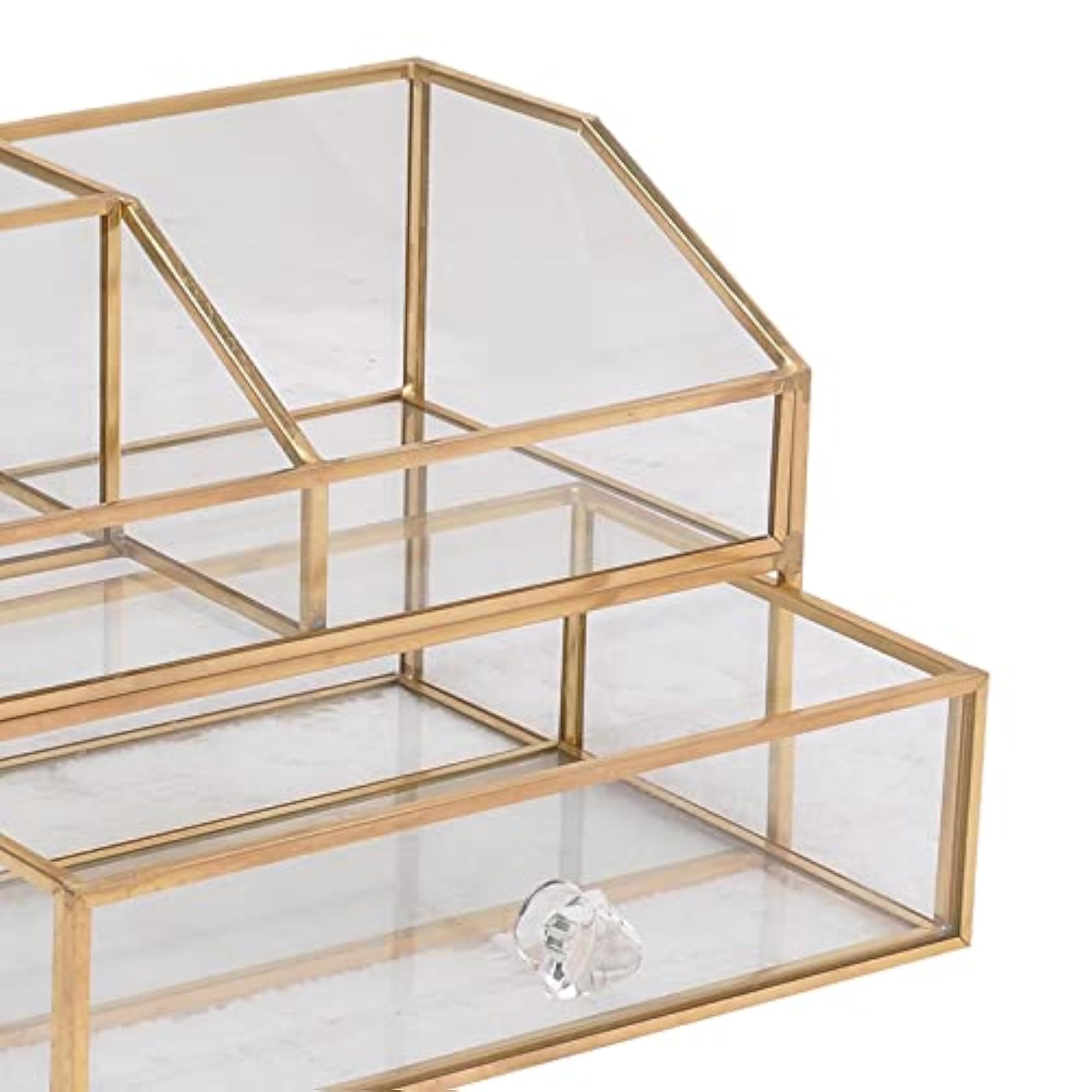 Cosmetics Display Box Jewelry Case Holder Organizer