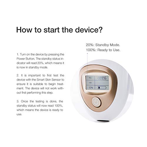 COSBEAUTY IPL Hair Removal for Women Men, Face&Body painless Hair Removal Home Use Device, FDA cleared(Gold)
