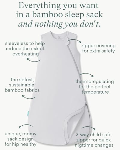 Image of PurComfy Extra-Long Toddler Sleep Sack, Premium Bamboo Viscose Summer Sleeping Bag Supersoft 0.5 TOG Wearable Blanket 3T-4T-5T