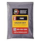 5lb of MJR Tumblers Premium 120/220 Fine Silicon Carbide Rock Polishing Grit for Step/Stage 2, MJR Tumblers is a Disabled and Veteran Owned Company Proudly Located in USA