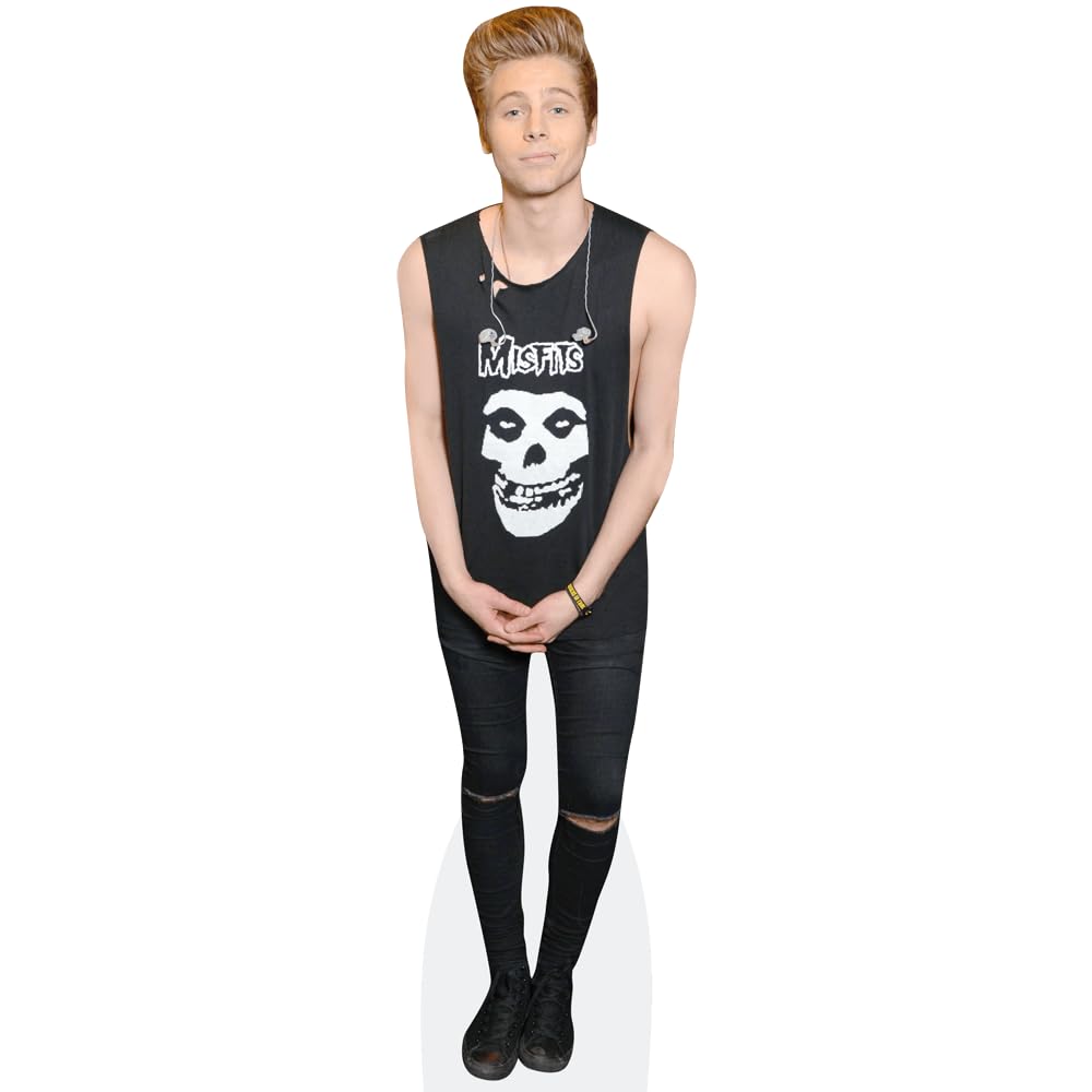 Celebrity Cutouts Mini Size Cutout Luke Hemmings (Black Outfit)