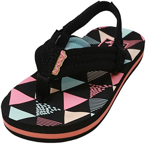 Reef Girl's AHI Sandal, surf Flag, 034 M US Little Kid