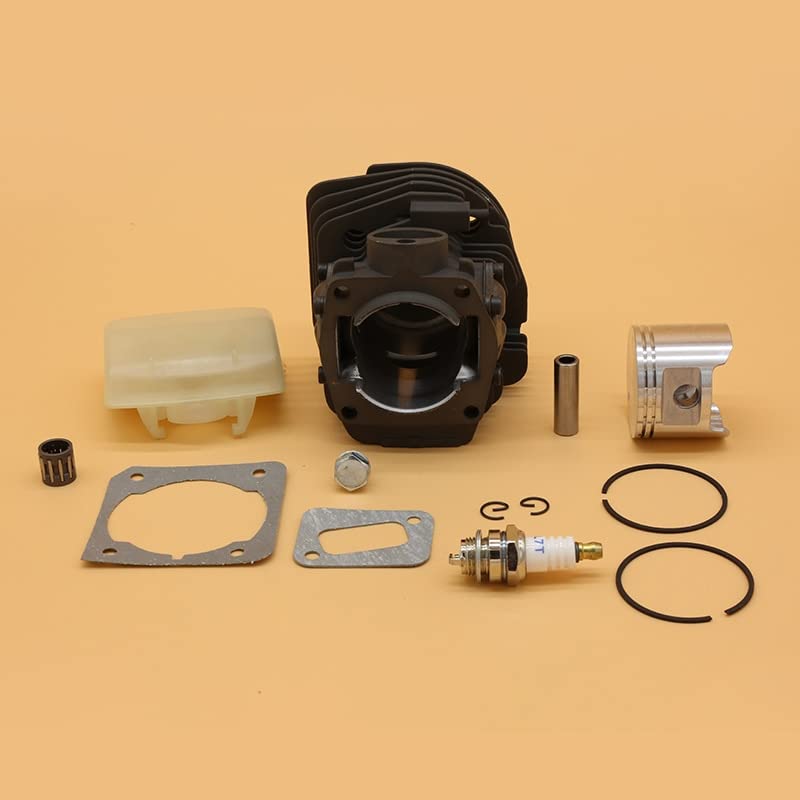 LILYY Junta de Filtro de Aire de Anillo de pistón de Cilindro de Gran Cilindro de 45mm Apta for Husqvarna 353 350 351 345 repuestos de Motosierra de Gasolina #53725 3002