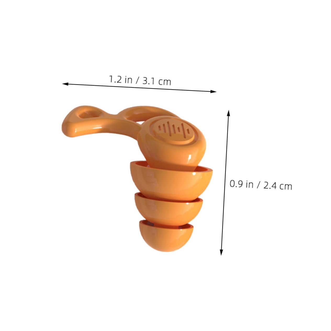 BESPORTBLE Silicone Sleep Earplugs Noise Cancelling for Sleep Comfort Ear Plugs for Work and Travel