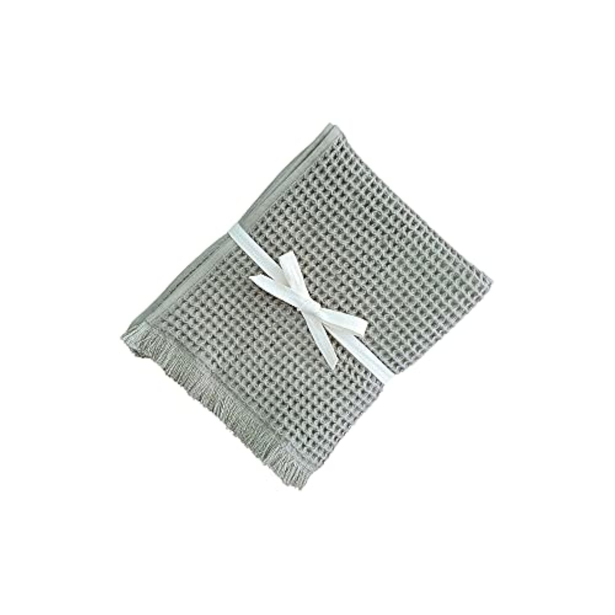 100% Cotton Premium Waffle Face Towels - Set of 2