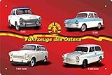 Blechschild 20x30cm gewölbt - Trabant 500 601 Kombi DDR Osten Ostalgie Trabi