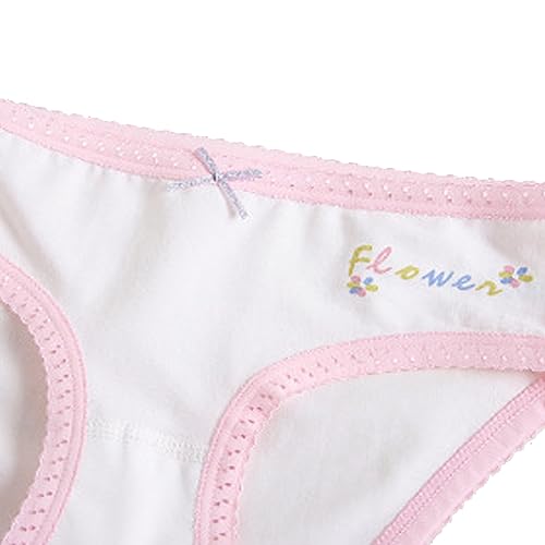 Baby Kids Underwear Breathable Cotton Panties Toddler Girls Undies Soft Assorted Briefs 6-Pack4