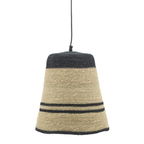 Suspension jonc naturel Aubry Gaspard luminaire design tressé haut de gamme