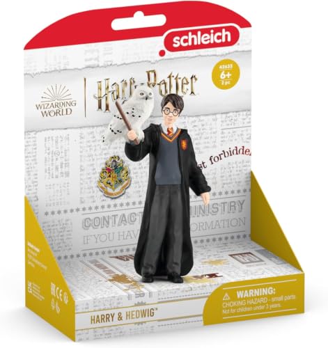 Schleich Harry Potter | Harry Potter & Hedwige 42633 | 3 x 4 x 10 cm