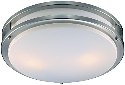 Trans Globe Lighting TGPL-10261 PL-BN Transitional Two Flushmount Outdoor-Post-Lights, Medium, Pewter, Nickel, Silver
